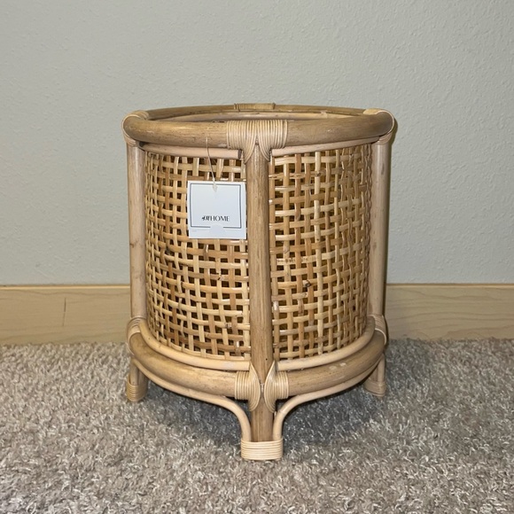 H&M Home 100% Rattan Plant Pot Basket Holder Beige Size Large NWT - Picture 11 of 11